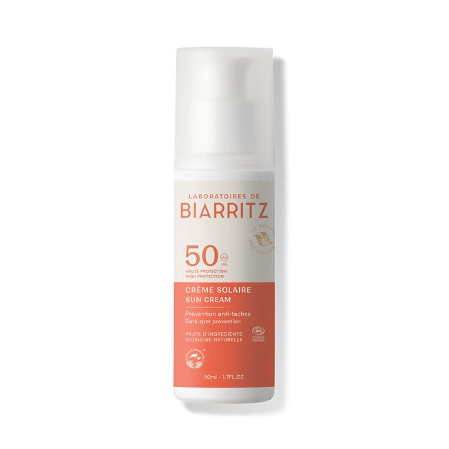 Crème solaire bio visage SPF50 - 50ml