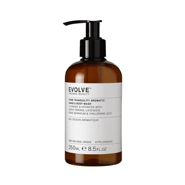 Evolve Beauty's Pure Tranquility Aromatic natural Hand & Body Wash