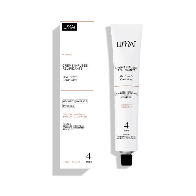 Crème visage naturelle infusée relipidante Umaï Packaging