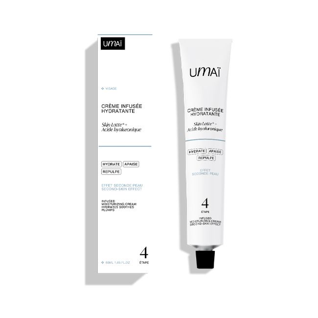 Crème visage naturelle infusée Hydratante Umaï Packaging