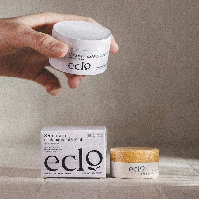 Base de teint naturelle sérum soin en baume sublimateur de teint Eclo Beauty