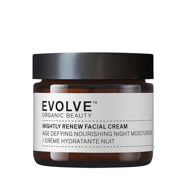 Crème de nuit bio Nightly Renew Evolve Beauty