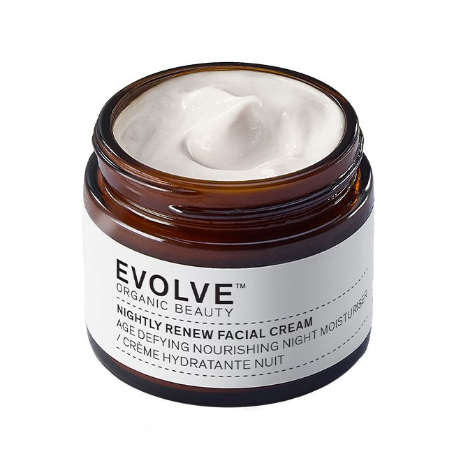 Crème de nuit bio Nightly Renew Evolve Beauty