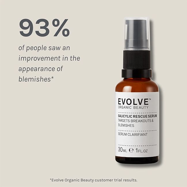 Soin visage pour peaux à imperfections Sérum Salicylic Rescue Evolve Beauty
