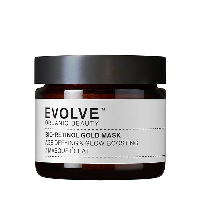 Evolve's Bio-Retinol Gold Mask model