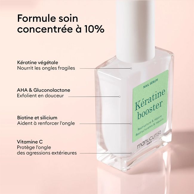 Soin ongles Kératine Booster Manucurist Soin ongles Kératine Booster Manucurist