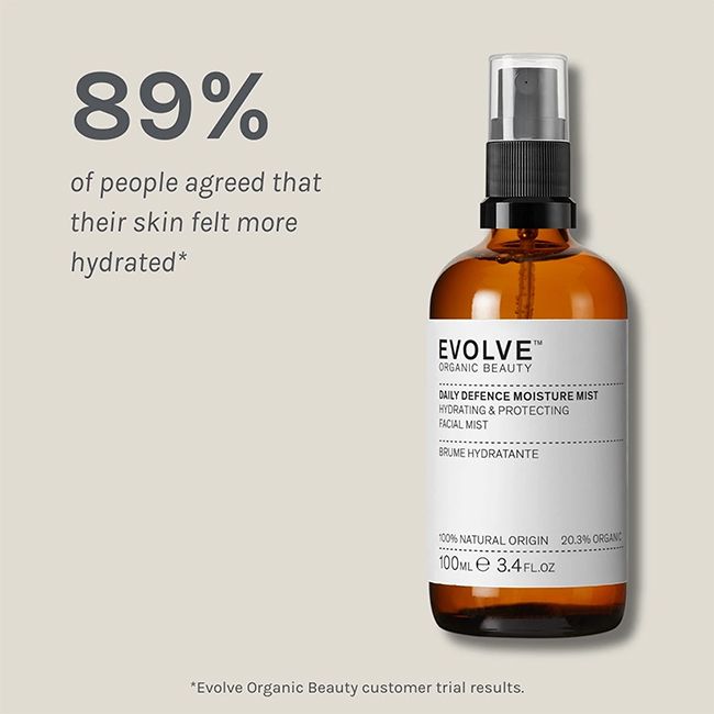 Lotion tonique bio Brume hydratante Daily Defence Evolve