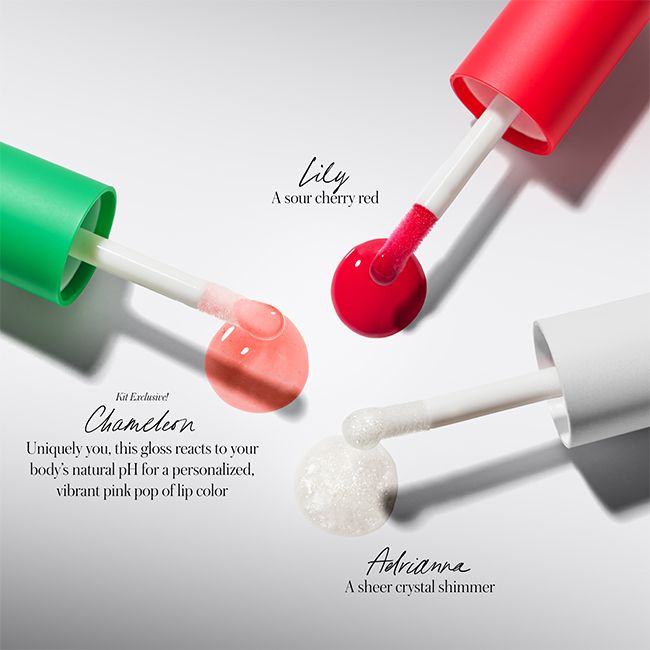 Coffret maquillage naturel Mini Lip Oil Trio Rms Beauty