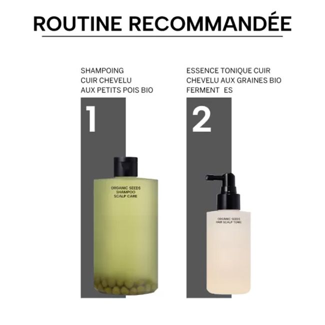 Shampoing naturel cuir chevelu aux petits pois bio fermentes Whamisa Shampoing naturel cuir chevelu aux petits pois bio fermentes Whamisa