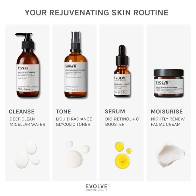 Sérum Visage Naturel Bio-Rétinol + C Booster Evolve Beauty Sérum Visage Naturel Bio-Rétinol + C Booster Evolve Beauty