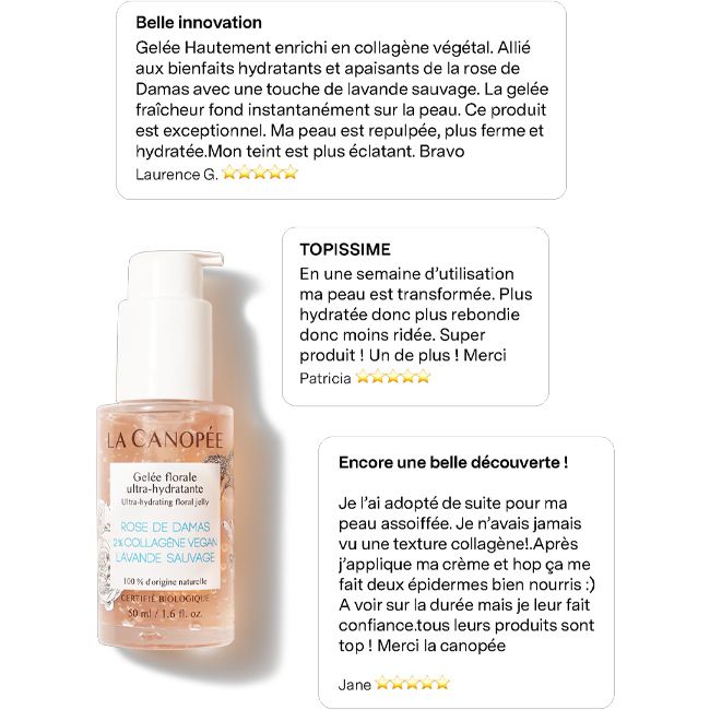 Sérum anti-âge naturel Gelée Florale hydratante La Canopée