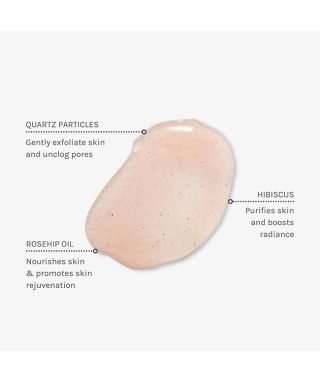 Exfoliant visage Rose Quartz - 60 ml
