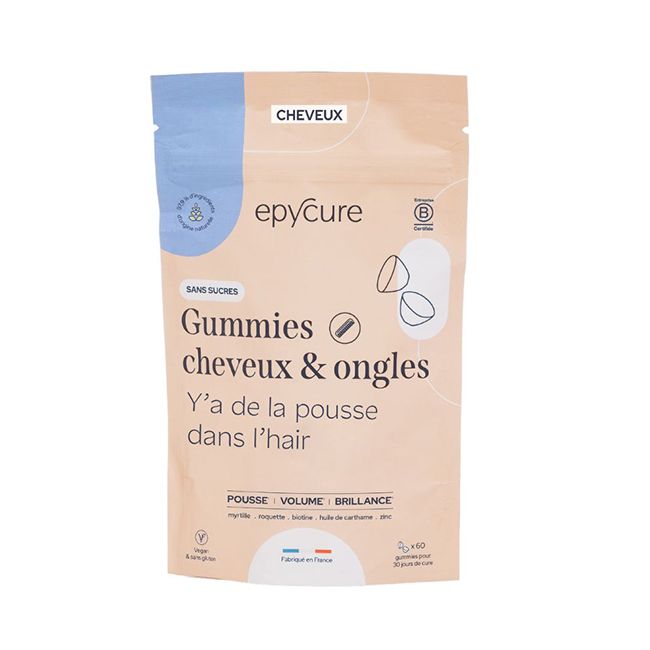 Complément alimentaire cheveux et ongles gummies magic in the hair