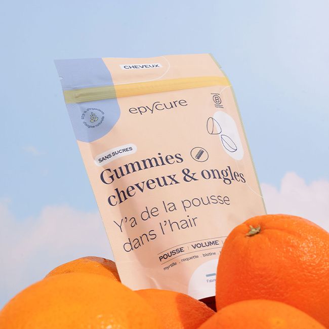 Complément alimentaire cheveux et ongles gummies magic in the hair