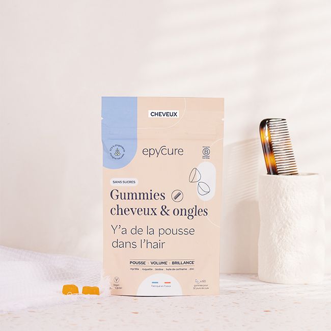 Complément alimentaire cheveux et ongles gummies magic in the hair