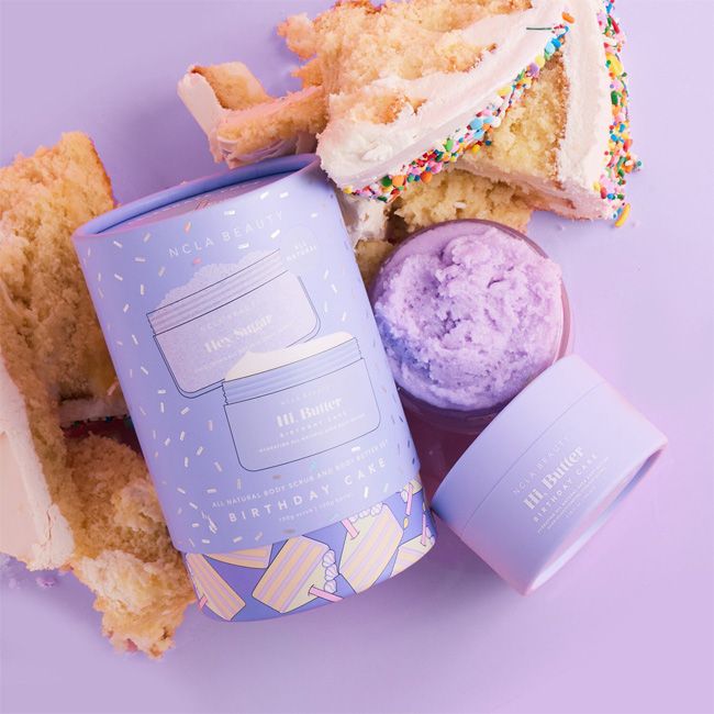 Coffret soin corps Birthday Cake NCLA Beauty
