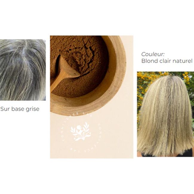 Natural Light Blonde Plant-Based Hair Dye - Connivence Lab I MonCornerB