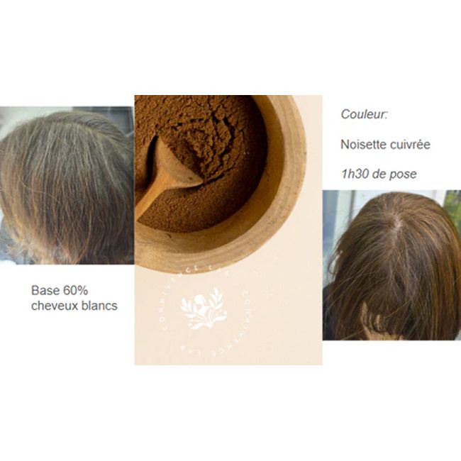 Copper Hazelnut Plant-Based Hair Dye - Connivence Lab I MonCornerB