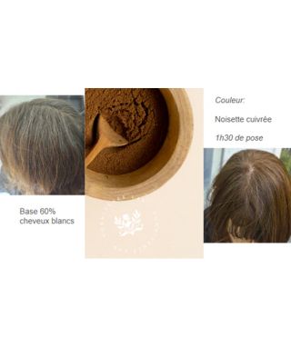 Copper Hazelnut Vegetable Hair Dye - 100 g