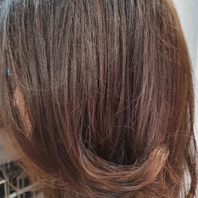 Coloration végétale noisette cuivrée naturel Connivence Lab