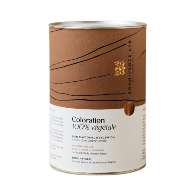 Coloration Végétale Marron Miellé naturel Connivence Lab