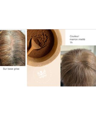 Coloration végétale Marron Miellé - 100 g