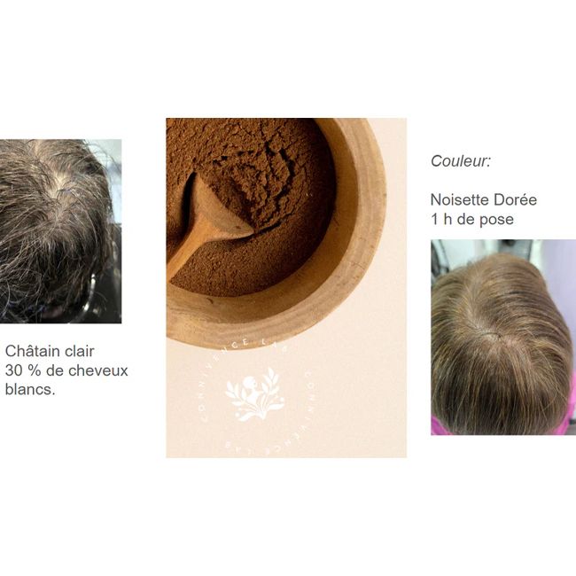 Coloration Végétale noisette dorée naturel Connivence Lab