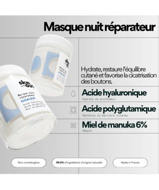 Masque nuit réparateur Cica Out - 60 ml