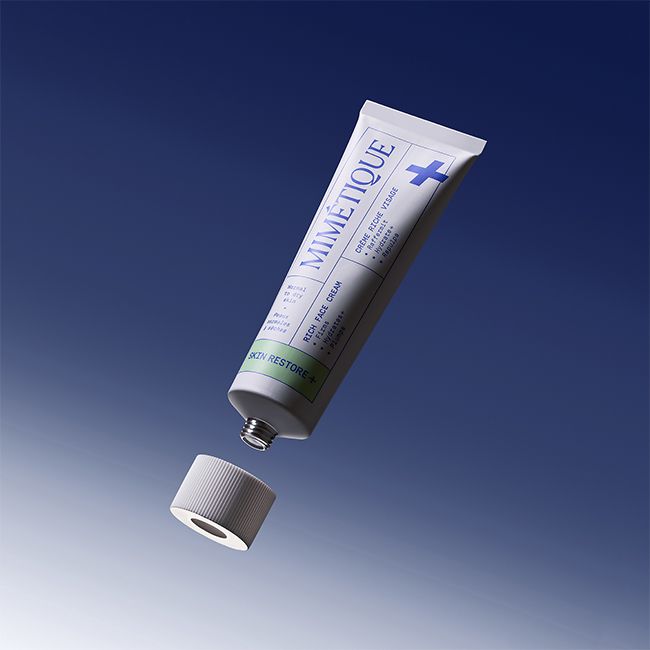 Crème visage naturelle riche Skin Restore  + Mimétique