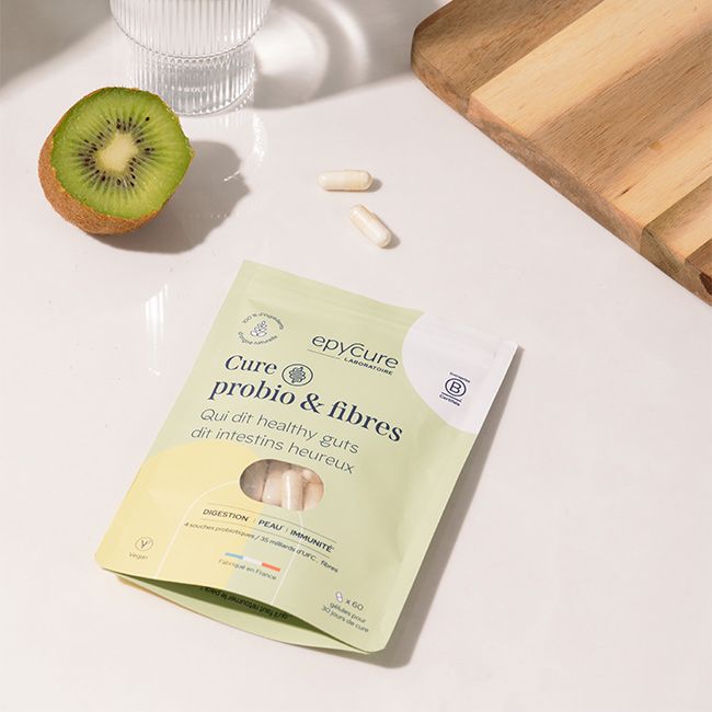 Complément alimentaire probiotique gélules Cure Complexe fibres Epycure
