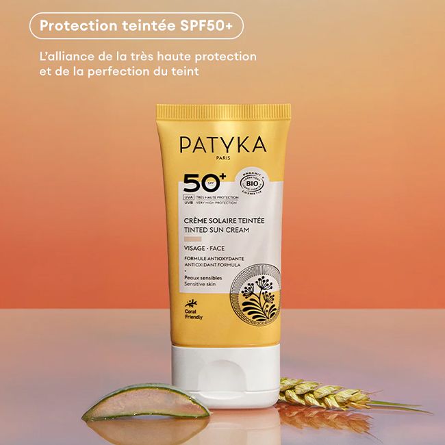 Tinted Face Sunscreen SPF50+ - Patyka I MonCornerB