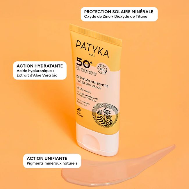 Tinted Face Sunscreen SPF50+ - Patyka I MonCornerB