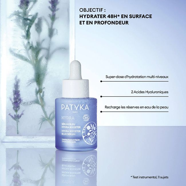 Sérum visage bio Bleu Hydra Booster Patyka