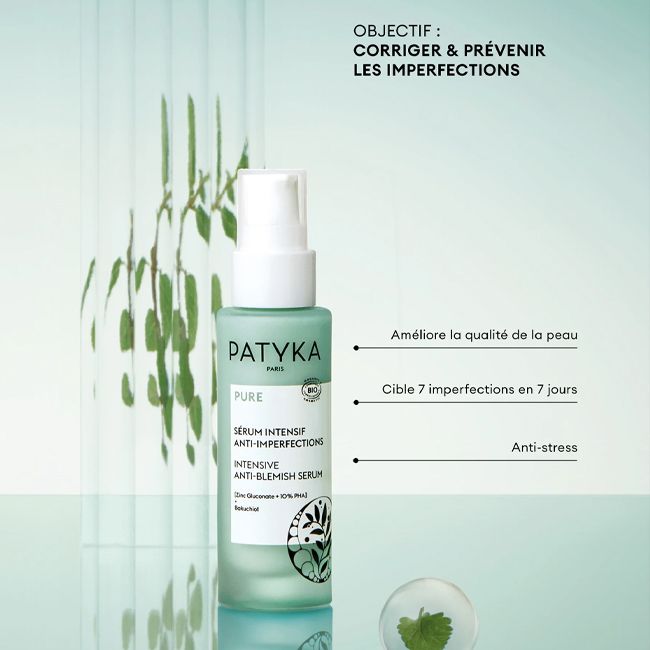 Sérum visage bio intensif anti-impefections Patyka