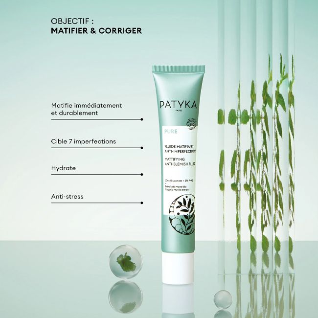 Anti-Blemish Mattifying Fluid - Patyka I MonCornerB
