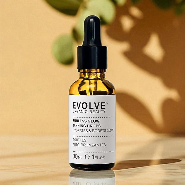 Autobronzant visage bio goutes Sunless Glow Evolve Beauty