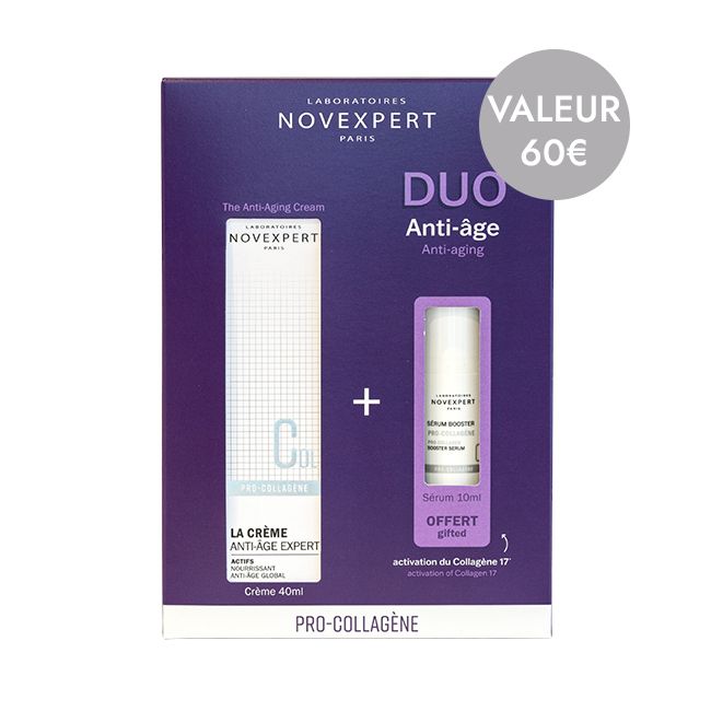 Coffret soin duo anti-âge pro collagènes Novexpert