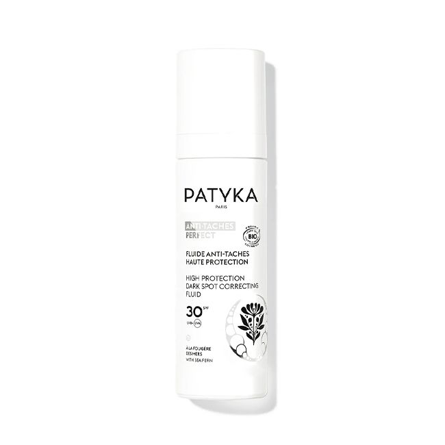 Crème solaire bio fluide anti-taches haute protection spf30 Patyka