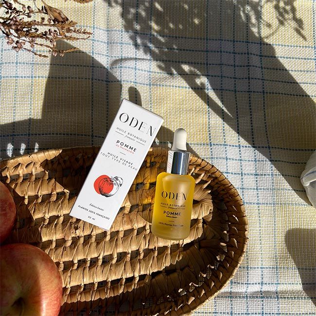 Huile visage bio pomme Oden