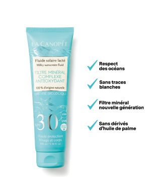 Fluide solaire lacté SPF30
