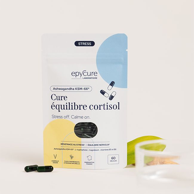 Compléments alimentaire anti-stress gélules cure équilibre cortisol Epycure