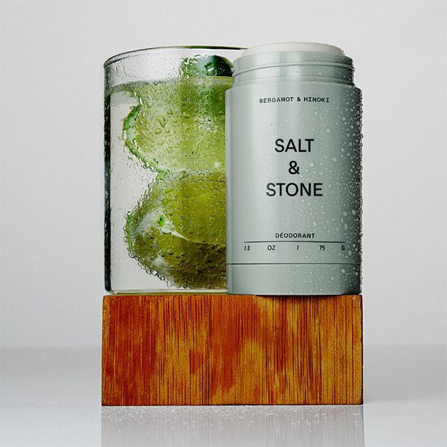 Bergamot and Hinoki natural gel deodorant - Salt & Stone I MonCornerB