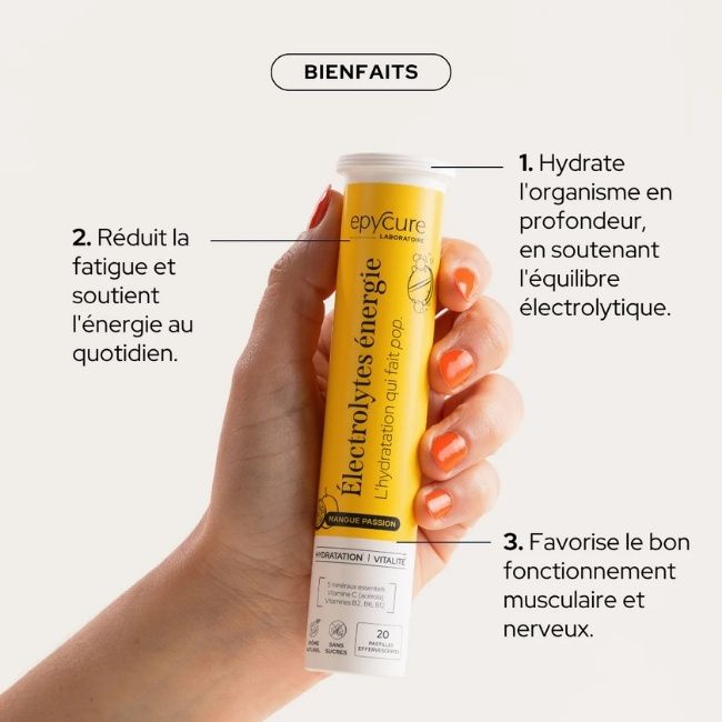 Electrolytes goût mangue passion Epycure