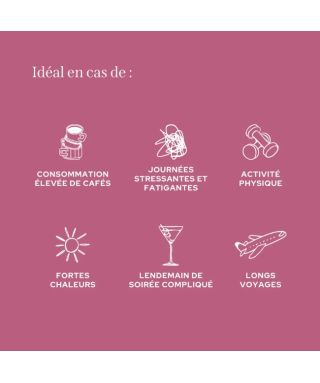 Électrolytes Énergie Framboise Sureau - 20 pastilles