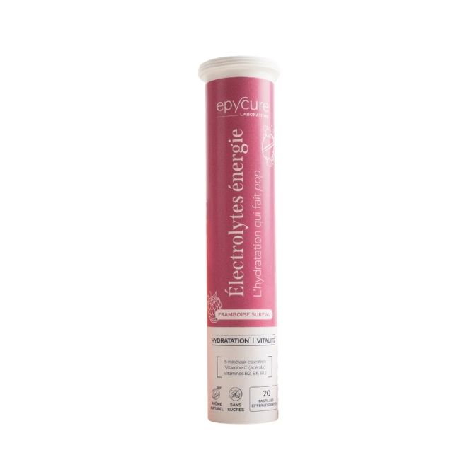 Electrolytes goût framboise sureau Epycure