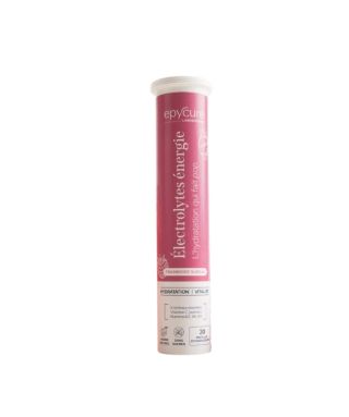 Électrolytes Énergie Framboise Sureau - 20 pastilles