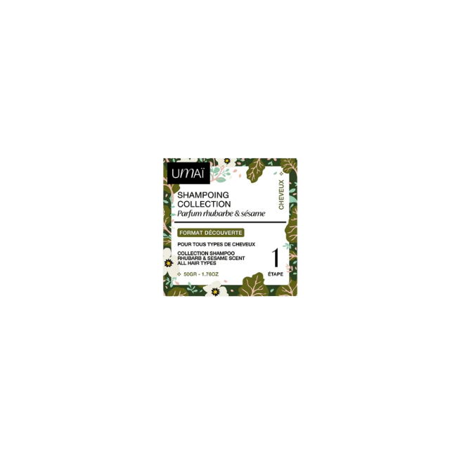 Rhubarbe & Sésame Solid Shampoo – Umaï | MonCornerB