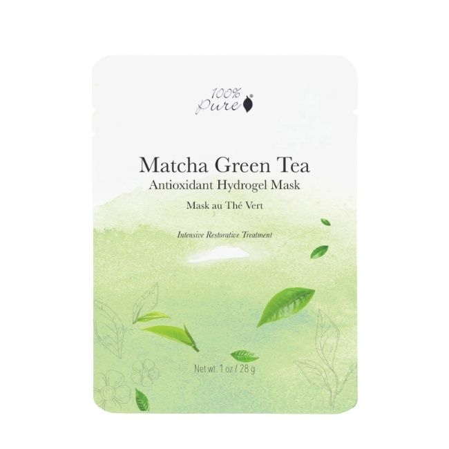 Antioxidant Green Tea Matcha Hydrogel Mask – 100% Pure | MonCornerB