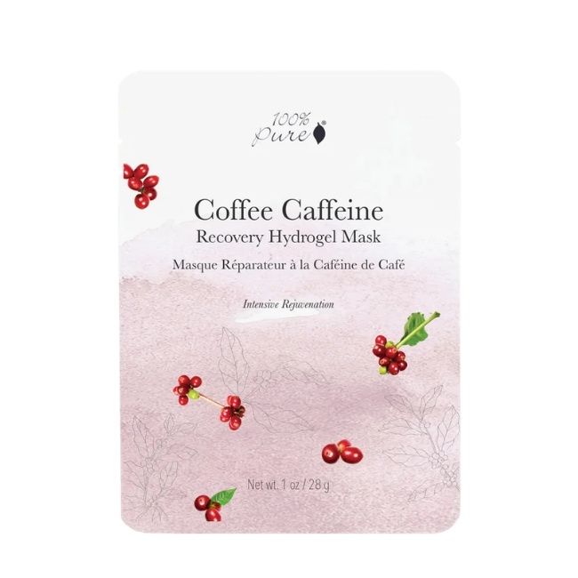 Masque hydrogel régénérant à la caféine et au café 100% pure