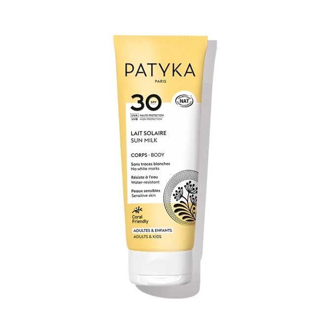 Lait solaire spf 30 corps Patyka